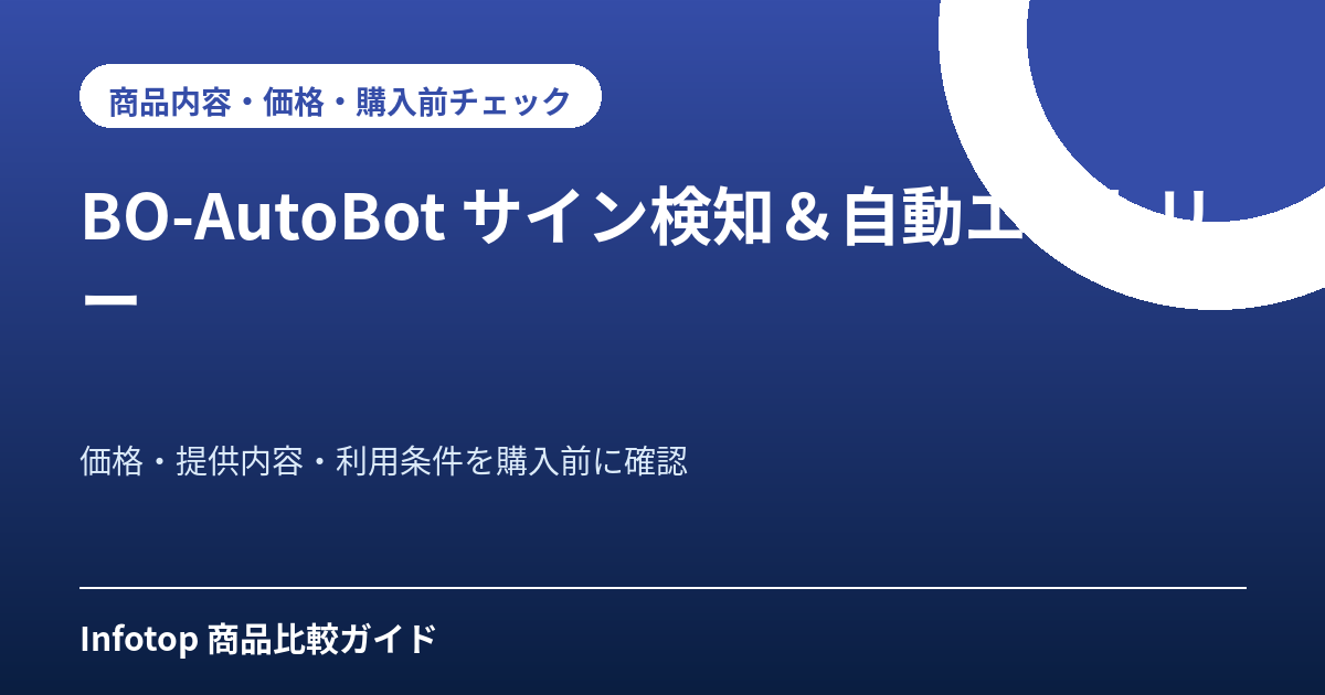 BO-AutoBot サイン検知＆自動エントリー