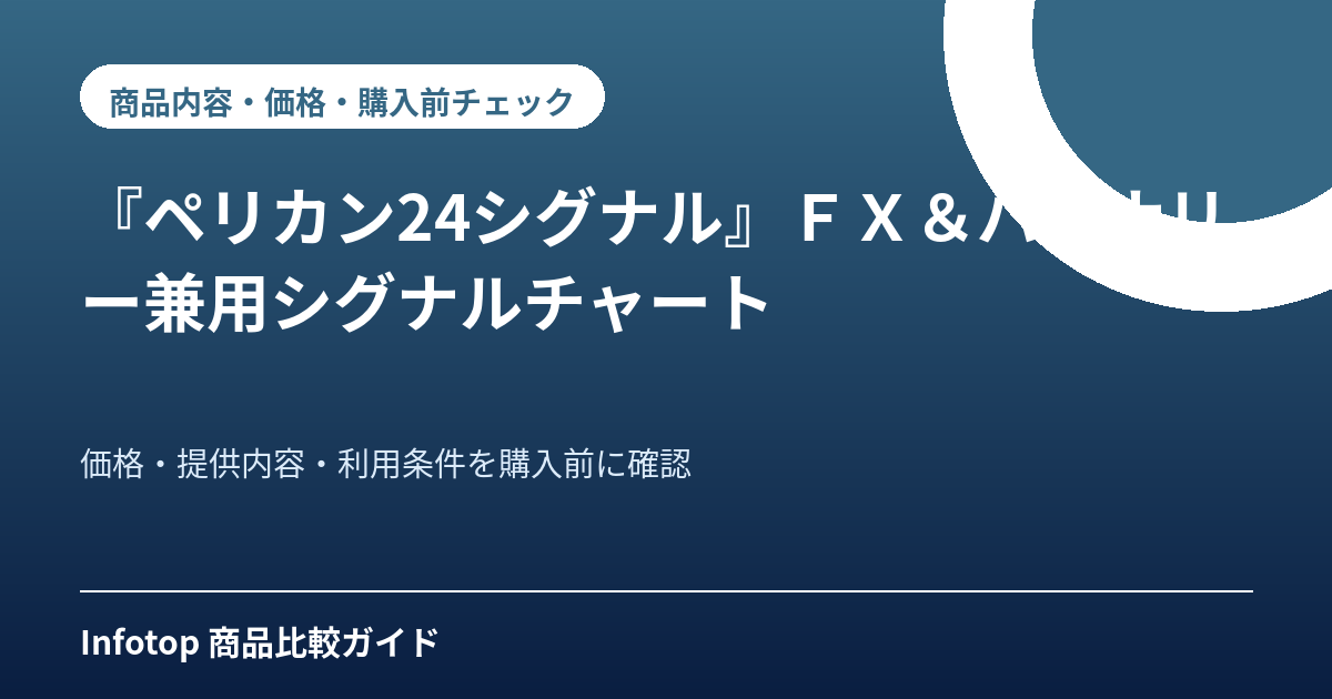 『ペリカン24シグナル』FX&バイナリー兼用シグナルチャート