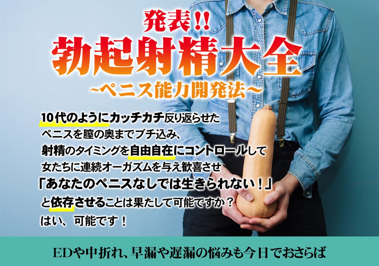 【勃起射精大全】～ペニス能力開発法～