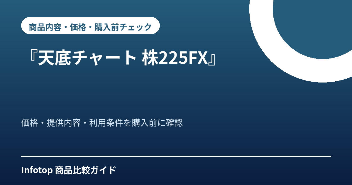 『天底チャート　株225FX』